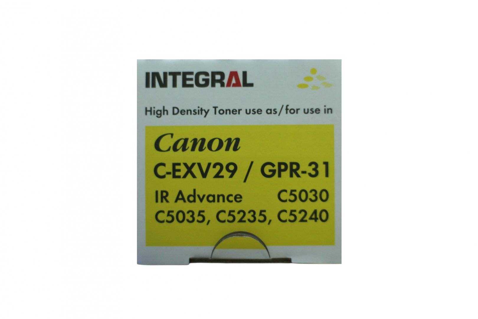 Cartus Toner Compatibil Integral Canon EXV-29 Y Galben (Yellow)
