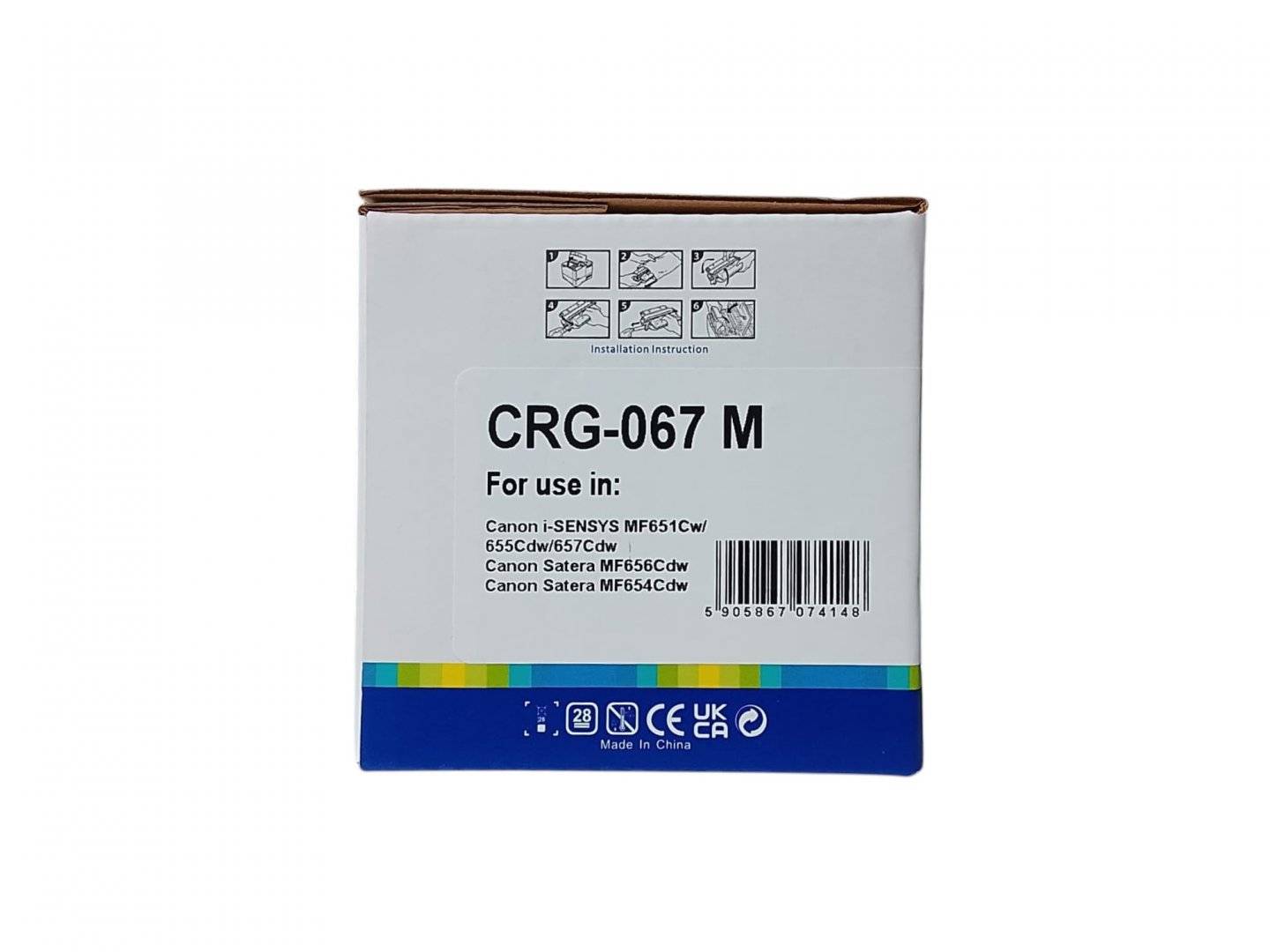  Cartus Toner Compatibil Canon CRG-067 M Roz (Magenta) 1.25K, 067, 5100C002