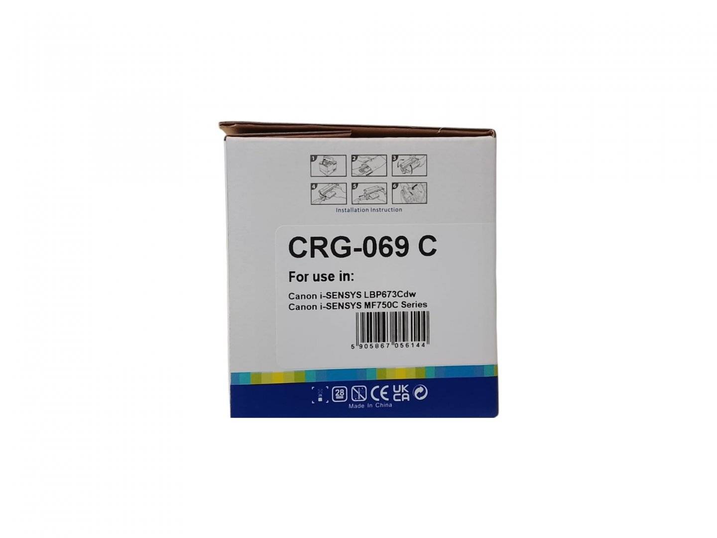 Cartus Toner Compatibil Canon CRG-069C Albastru (Cyan) 1.9K, CRG069C