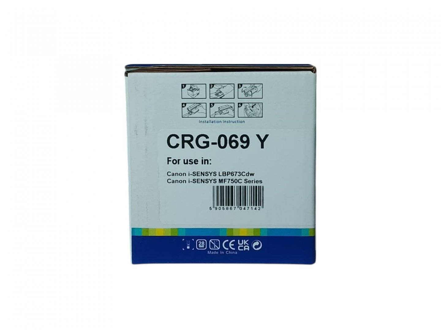  Cartus Toner Compatibil Canon CRG-069Y Galben (Yellow) 1.9K, CRG069Y