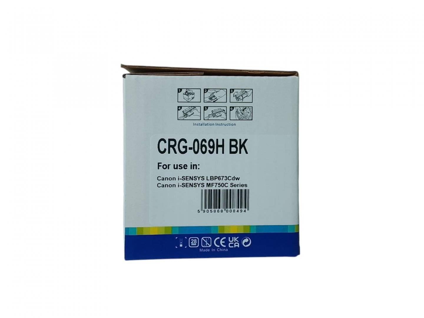 Cartus Toner Compatibil Canon CRG-069HBk Negru (Black) 7.6K, CRG069HBk
