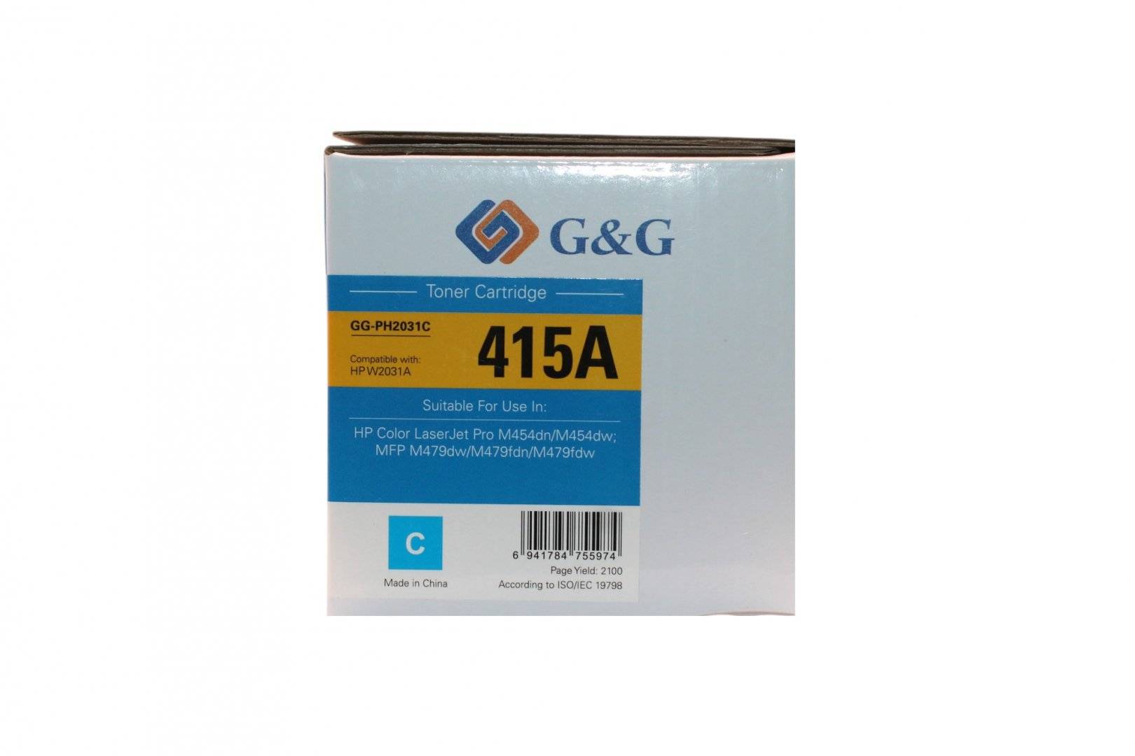 Cartus Toner Compatibil HP 415A (W2031A) Albastru (Cyan)