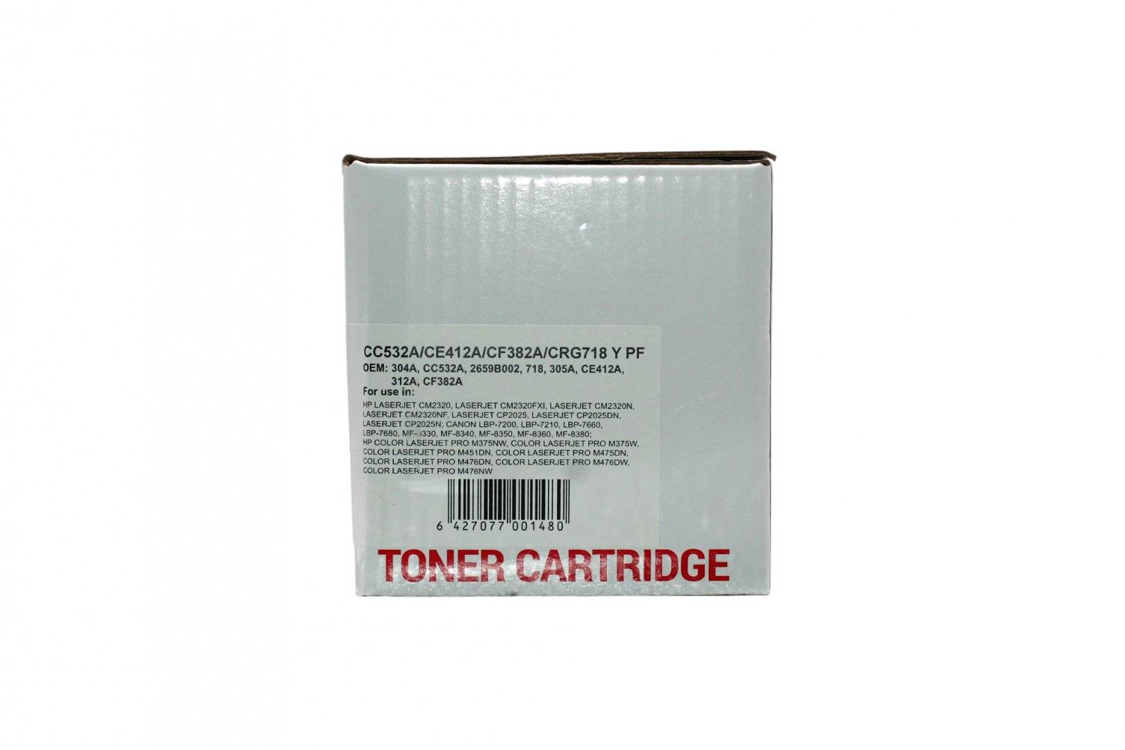 Cartus Toner Compatibil HP CE412A/CF382A Y Galben (Yellow) 304A, CC532A, 2659B002, 718, 305A, CE412A, 312A, CF382A