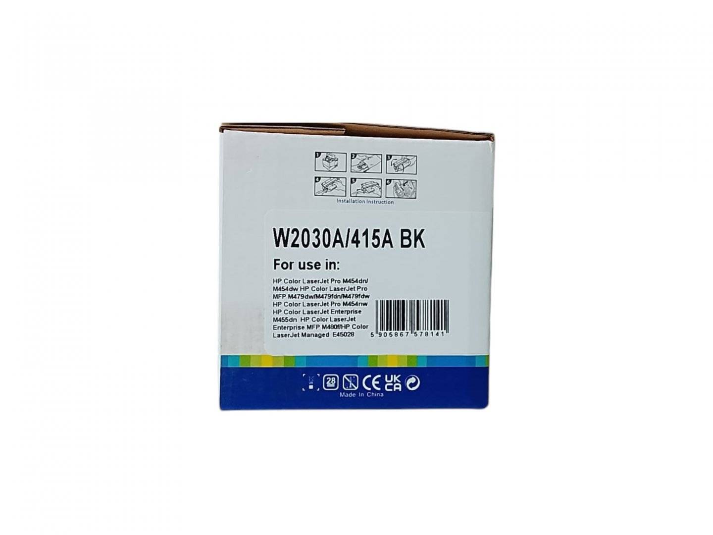  Cartus Toner Compatibil HP W2030A/415A Negru (Black) 2.4K