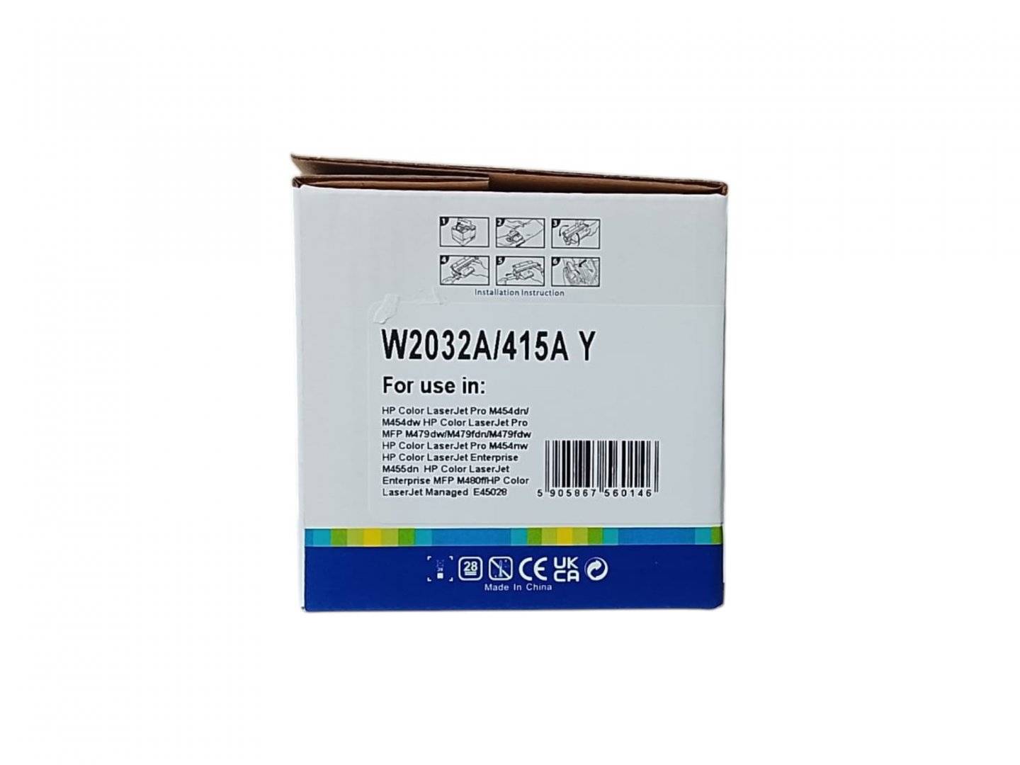  Cartus Toner Compatibil HP W2032A/415A Galben (Yellow) 2.1K