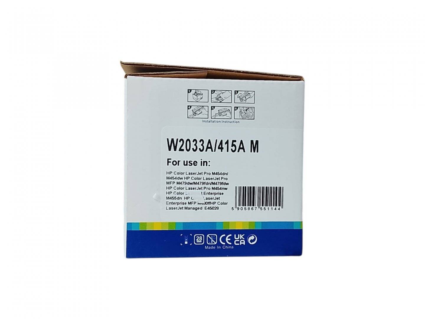 Cartus Toner Compatibil HP W2033A/415A Roz (Magenta) 2.1K