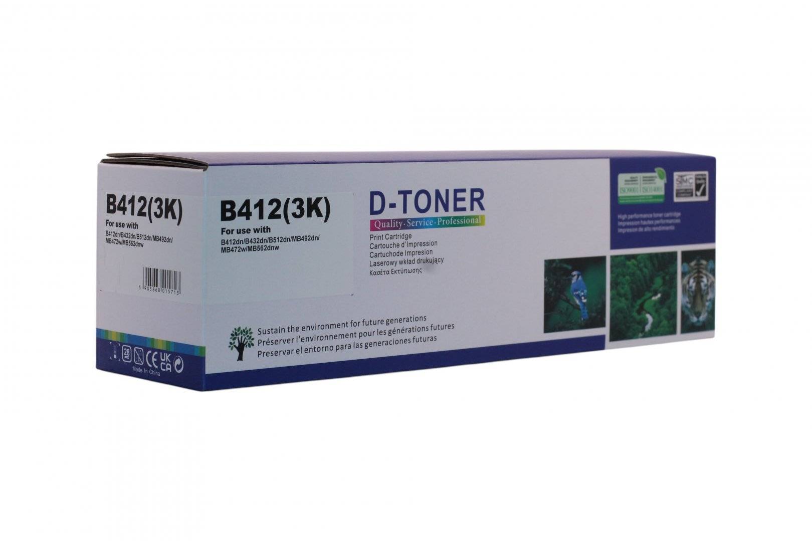 Cartus Toner Compatibil Oki B412 Negru (Black)