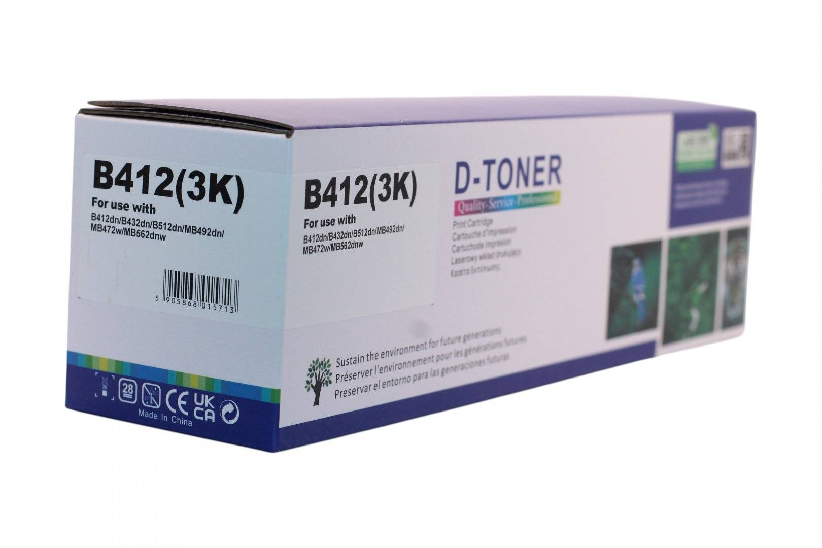 Cartus Toner Compatibil Oki B412 Negru (Black)