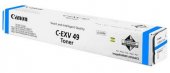 Cartus Copiator Original Canon C-EXV49 C Albastru (Cyan) CF8525B002AA 