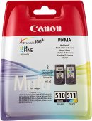 Set cartuse originale Canon PG-510 Negru si CL-511 Color