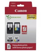  Set cartuse de cerneala originale Canon PG-560 Negru si CL-561 Color